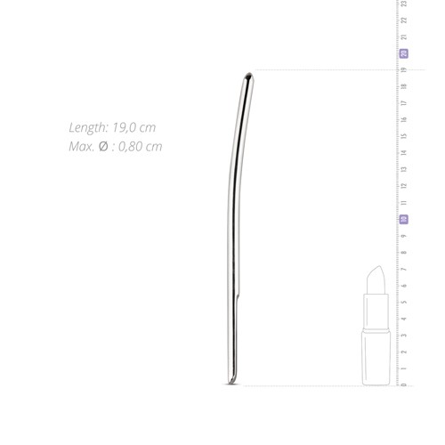 Einseitiger Dilator mit flachem Ende 8 mm