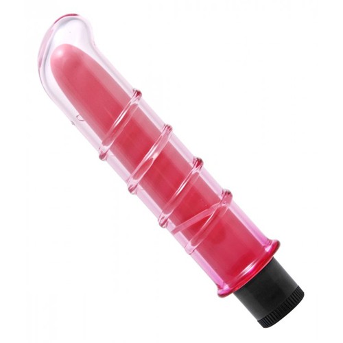 Blushing Dervish Gläserner Vibrator Zweilagig - Rosa