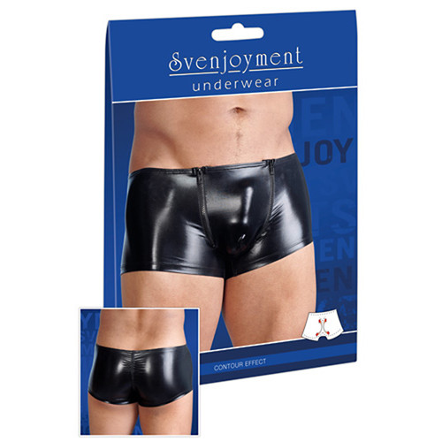 Wetlook Heren Boxer Met Rits