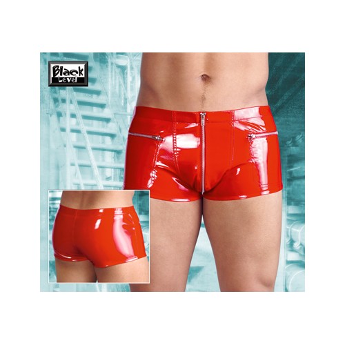 Herrenshorts Lack - Rot