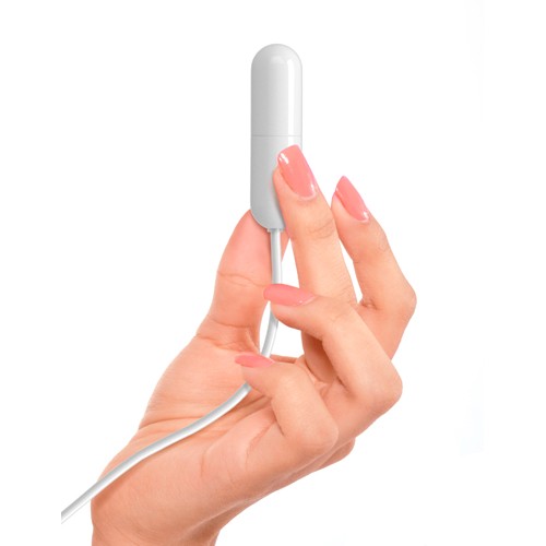 iSex USB Schlanker Bullet Vibrator in Weiß