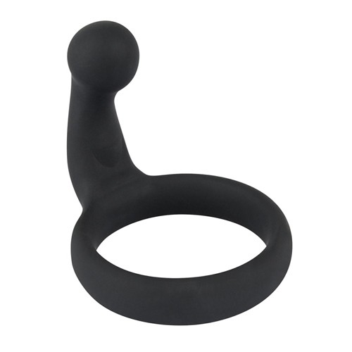 Black Velvet Cockring mit Stimulator