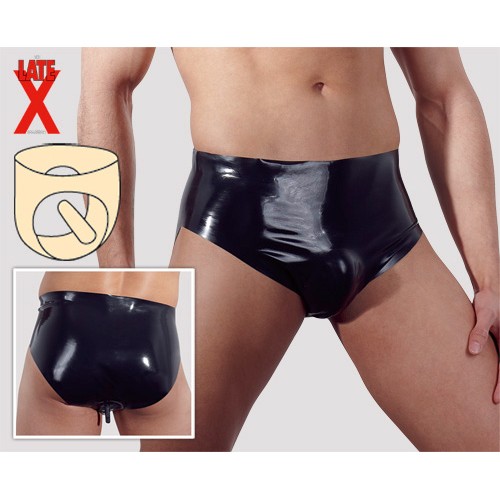 Latex-Slip mit Plug