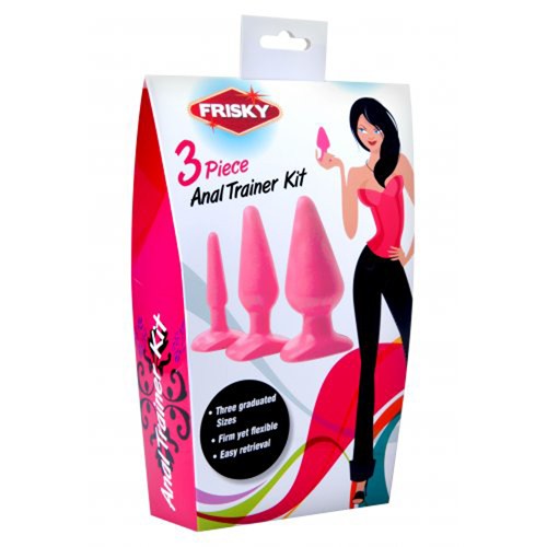 Analplug in Pink Set mit 3 Teilen – verpackt